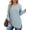 Blue, variant on OALUXE Long Sleeve Shirts for Women Casual Tunic Tops Loose Fit Dressy Lightweight Sweaters