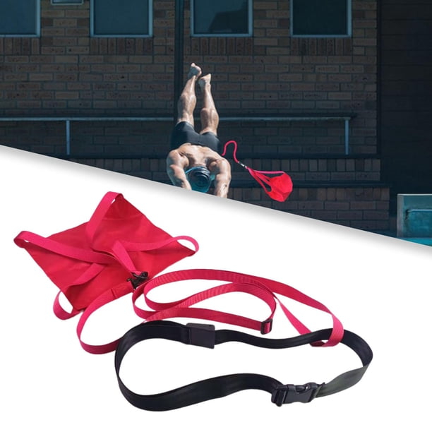 Cinturón de Entrenamiento de Fuerza con Paracaídas de Natación, Entrenador de Natación Portátil, Cinturón de Resistencia a La Natación para Principian