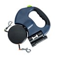 thumbnail image 2 of SPRING PARK Dual Retractable Dog Leash - Double-Head Lockable Extendable Pet Leash with Light Poop Bags, Reflective Elastic Rope Free for Dogs Walking, 2 of 7