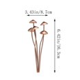 thumbnail image 5 of Guiexla Mushroom Metal Decorative Garden Stake Rustproof Corrosion Resistant Simple Installation Outdoor Pathway Patio Mushroom Statue, 5 of 7