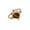 A, variant on Tiger Eye Stone Ring Flower Shape Retro Golden Index Finger Ring Electroplating Geometric Wide Adjustable Opening Ring Adult Club Party Jewelry