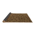 thumbnail image 2 of Ahgly Company Indoor Square Abstract Brown Modern Area Rugs, 3' Square, 2 of 4