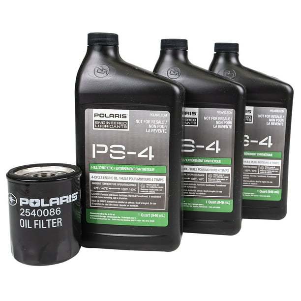 Polaris 2881696 Genuine OEM PS4 5W50 Full Synthetic 4Cycle Oil