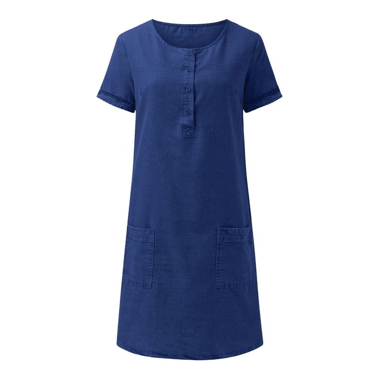 lightweight denim midi dress Buy Mid Blue Lightweight TENCEL Denim Beach Midi Kaftan Dress from Next USA