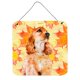 thumbnail image 1 of "Treasures Cocker Spaniel Lámina metálica, 6 de alto x 6 de ancho, Hojas de otoño" Caroline's Treasures BB9967DS66, 1 of 1