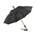 thumbnail image 2 of de Bastón Bastones Bastón Marco Resistente a Prueba de Lluvia de Muleta de Lluvia para Hombres Mujeres Montañismo de Verano Negro, 2 of 10