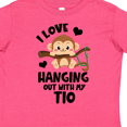 thumbnail image 4 of Inktastic Monkey I Love Hanging out with My Tio Boys or Girls Toddler T-Shirt, 4 of 5