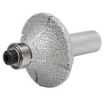thumbnail image 1 of 1/2 Pouces Diamant Routeur Roue de Bit Demi Bullnose pour Profileur Main Granit de Marbre, 1 of 4