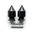 thumbnail image 3 of Krator Black Spiked Swingarm Spools Sliders - Compatible with Kawasaki / Yamaha ZX6R, ZX9R, FZR 400 , FZR 600 and More! (1990-2011), 3 of 3