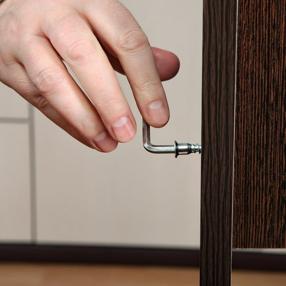 FRCOLOR Offset Screwdriver Set for Repairing with Double Head and Knurled Handle Made of Steel Silver 3 PCs