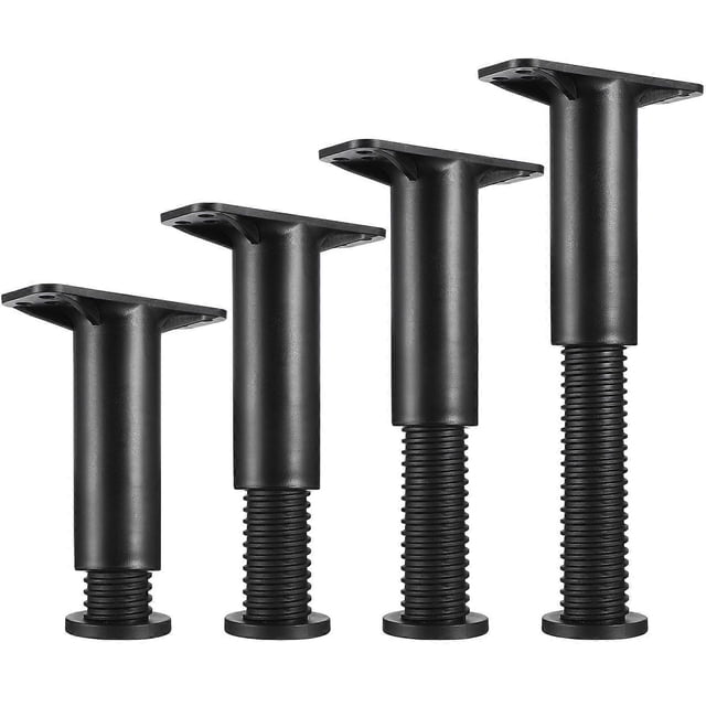 4Pcs Bed Frame Legs Adjustable Height Center Support Leg Bed Center Support Leg
