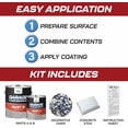 thumbnail image 5 of Color Care High-Gloss Garage Floor Epoxy Kit, 2-Part Epoxy Floor Coating for Concrete, Gray, 1 gal, 5 of 8