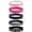 Multicolor, variant on "No Needles or BP in This Arm" Medical Alert Silicone Wristbands for Adults - 5 Pack, Multiple Colors, 8 Inches - Max Petals