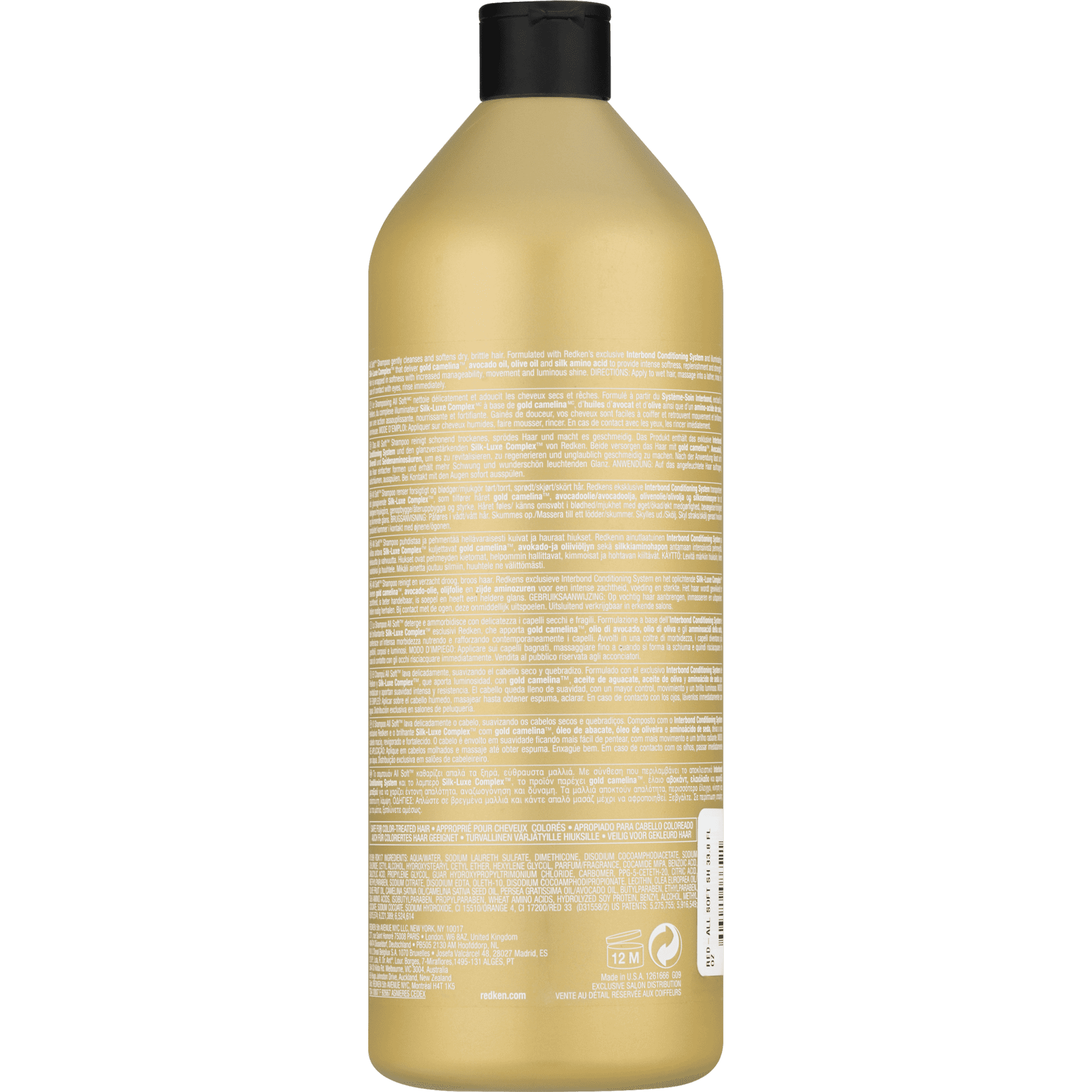 Redken All Shampoo, 33.8 Oz - Walmart.com