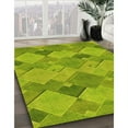 thumbnail image 2 of Ahgly Company Indoor Rectangle Patterned Chameleon Green Area Rugs, 2' x 4', 2 of 6