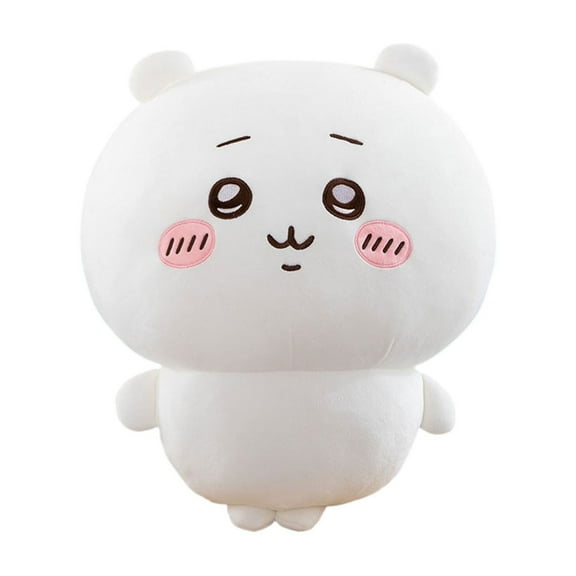 Chiikawa Plush Toy Soft Stuffed Animal Doll Cute Cartoon Character Design for Children and Adults Holiday Birthday Gift,Throw Pillow as Sofa Home Office Decoration (White)