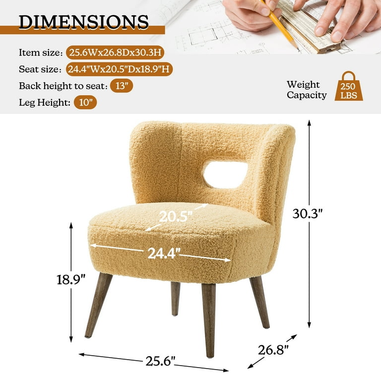 Mimi vegan lambskin chair deals