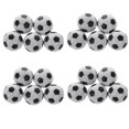 thumbnail image 1 of 20X PláStico 32Mm BalóN de FúTbol Sala de FúTbol Sala Reemplazar Negro +, 1 of 6