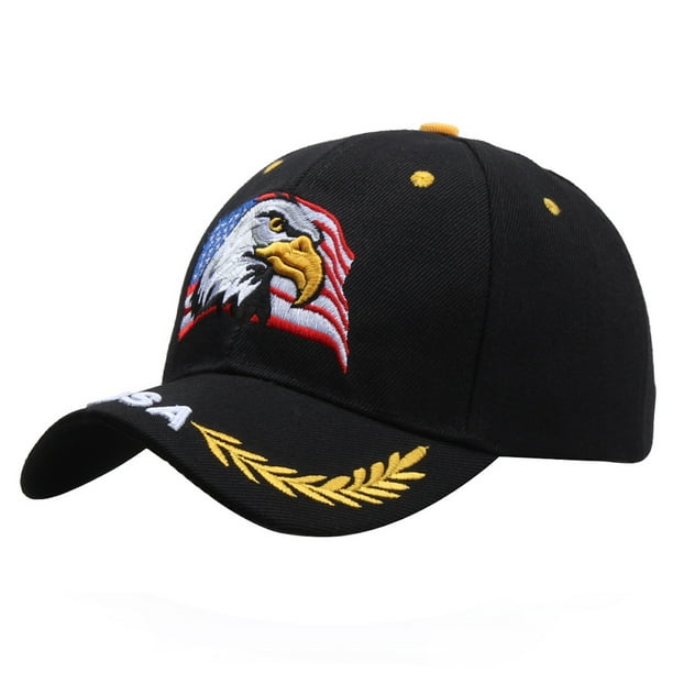 Gorra de béisbol Eagle American Flag Anime para hombre