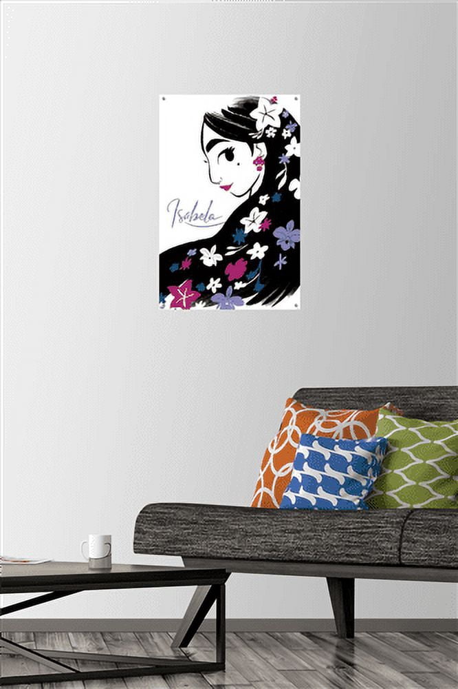 Disney Encanto - Brush Stroke Wall Poster with Pushpins, 14.725" x 22.375"