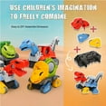 thumbnail image 6 of HengDidi Dinosaur Toys, Take Apart Dinosaur Toys, Educational Construction Building Sets with Electric Drill Storage Box - Birthday Gifts for Age 3 4 5 6 7 8 Year Old, 6 of 6