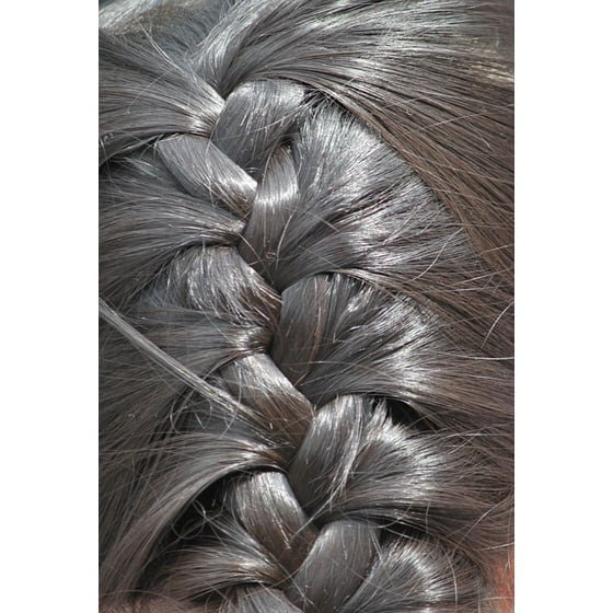 Canvas Print Woven Weave Hair Hairstyle Hairstyles Plait Stretched