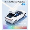 thumbnail image 6 of Wigoo Tesla New Model Y Juniper Accessories Sunshade Roof [Never Sag, Nano Ice-Crystal Coatings] 3-Gen Heat Insulation Glass Roof Sun Shade Accessories,Gray, 6 of 8