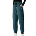 thumbnail image 4 of Women Sweatpants with Pockets MIUOWANP Women's Winter Warm Lined Sweatpants With Pockets Jogger Pants Villus Pants Green L, 4 of 5