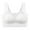 16#White, variant on Zen Chic Bras for Older Women Posture Correcting Wireless Seamless Senior Bra Plus Size Mesh Full Coverage Bralette Black 34