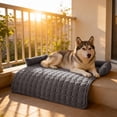 thumbnail image 5 of Washable Pet Bed Sofa Protector Mat with Warm Soft Cushion for Dogs and Cats, 5 of 5