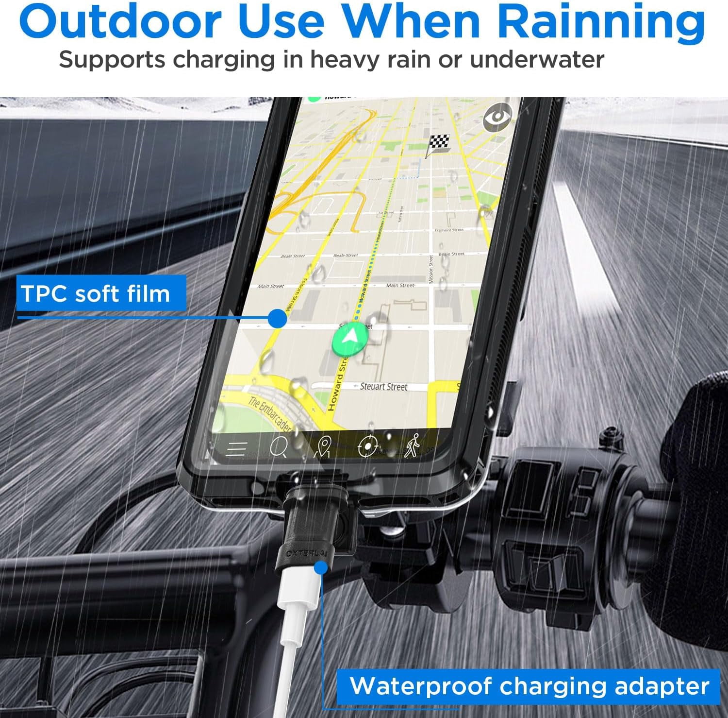KOMI Waterproof Phone Case,Universal Self-Check Function Underwater Pouch Dry Bag with Type C Plug Beach Travel Essentials Snorkeling for iPhone 15/Samsung S24/LG,Google/Xiaomi/Motorola/Android