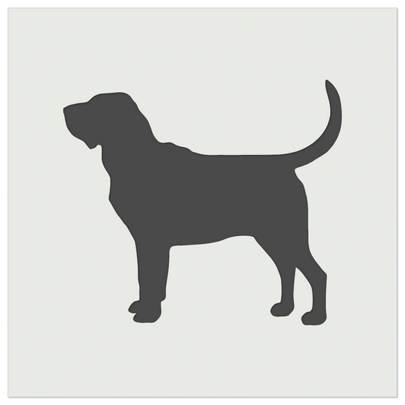 Bloodhound Dog Solid DIY Cookie Wall Craft Stencil - 5.5 Inch