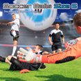 thumbnail image 5 of Yuarrent Balón de fútbol duradero impermeable tamaño 5 cosido a máquina entrenamiento de fútbol tamaño estándar 5 partido PU Ropa Deportiva, Zapatos azul, 5 of 5