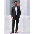 thumbnail image 2 of COOFANDY Men's 2 Piece Suit Slim Fit Suits for Men Two Button Blazer Formal Business Jacket Suit for Wedding Prom Dinner, 2 of 6