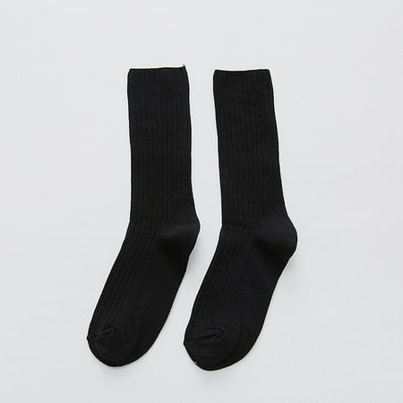 

Solid Colors 14 Kinds of 4 Seasons Basic Daily Women Socks