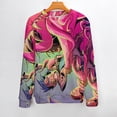 thumbnail image 2 of Rick And Morty Sweater Long Sleeve Round Neck Pullover Jumper Fall Winter Clothes Print Tops Blouse 2XL, 2 of 6