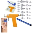 thumbnail image 2 of Clearance Ear Gun Set, Fenull Stainless 12 Pairs Of Ear Lip Nose Umbilical Piercing Tool Ear Nose Umbilical Piercing Machine Stainless Body Ear Piercing Tool 2Ml, 2 of 5