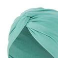 thumbnail image 6 of Limei Stretchy Turban Cap Head Cover Chemo Head Wraps Bennie Twisted India's Hat with Button for Women Girl (Black), 6 of 7