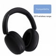 thumbnail image 4 of onn Hushbyte Wireless Over-ear Headphones with Memory Foam and HD Sound, Black, 4 of 11