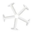 thumbnail image 3 of ZLight 5Pcs Plastic Driving Range Golf Tees Practice Mat Tee Training Holder White 76mm, 3 of 6