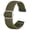 Army Green with Silver Buckle, variant on ANBEER 22mm Braided Nylon Solo Loop Watch Band,Stretchy Quick Release Replacement Watch Strap with Adjustable Buckle,Pink with Rosegold Buckle