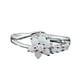 thumbnail image 1 of Anillos de plata para las mujeres no se deslustra Vintage Exquisito Señoras Anillo Blanco Opal Zircon Anillo de cobre de moda, 1 of 4