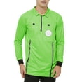 thumbnail image 4 of TOPTIE Men's Official Soccer Long Sleeve Referee Jersey USSF Pro Uniform-Green-S, 4 of 8