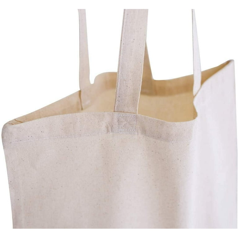 Set of 50 - Cotton Tote Bags - High Quality Blank Totes TOB293