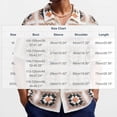 thumbnail image 3 of JOANKDMI Granny Square Knit Shirt for Men Short Sleeve Button Down Retro Floral Crochet Tops Hollow Out Lightweight Summer Beach Vacation Casual Resort Wear, 3 of 9