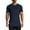 Navy, variant on Men's Breathable Ice Silk T Shirt Top Short Sleeve Slim Fit Fashion Summer Round Neck Short Sleeve Tie Front Shirts for Men V Neck T Shirt dish Top Large Shirt Mens Too Large Men Shirts Top for Men
