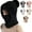 Black, variant on Linxi Women's Knitted Hat in Autumn and Winter, 2025 New 3 in 1 Winter Cold Resistant Hat Face Mask Hooded Scarf