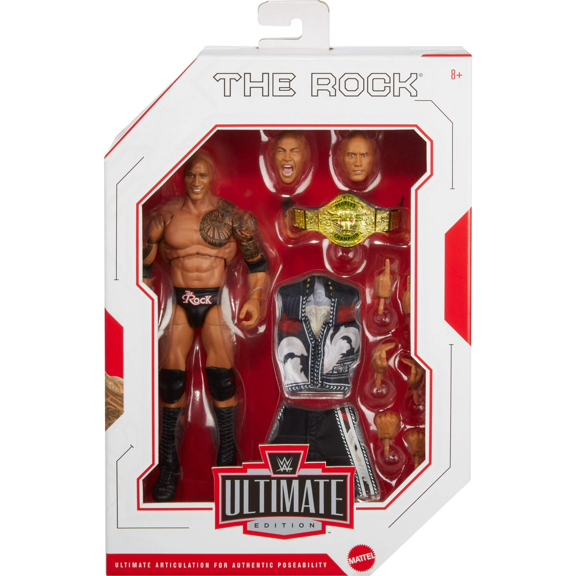 WWE Elite Ultimate The Rock ザ•ロック Mattel WWE Ultimates The Rock : Amazon.ca: Sports & Outdoors