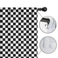 thumbnail image 4 of Blackout Kids Curtains,Black and White Checkered Childrens Insulated Curtains Set Of 2,Bedroom Essentials,Toddler Room Decor 42"x84"(106x213cm), 4 of 4