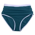 thumbnail image 6 of Womens Cotton Underwear High Cut Triangle Seam Enhanced Panties for Women,Navy,S, 6 of 7
